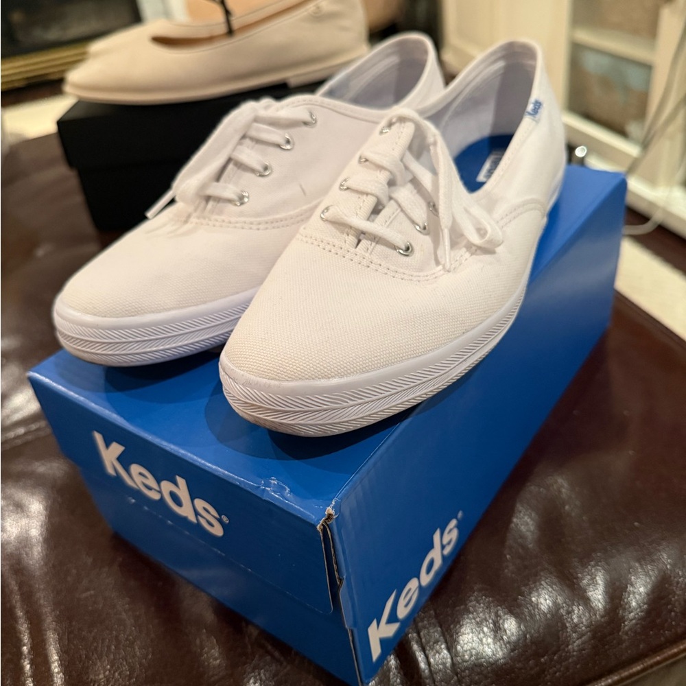 Keds Kids Classic White Sneakers